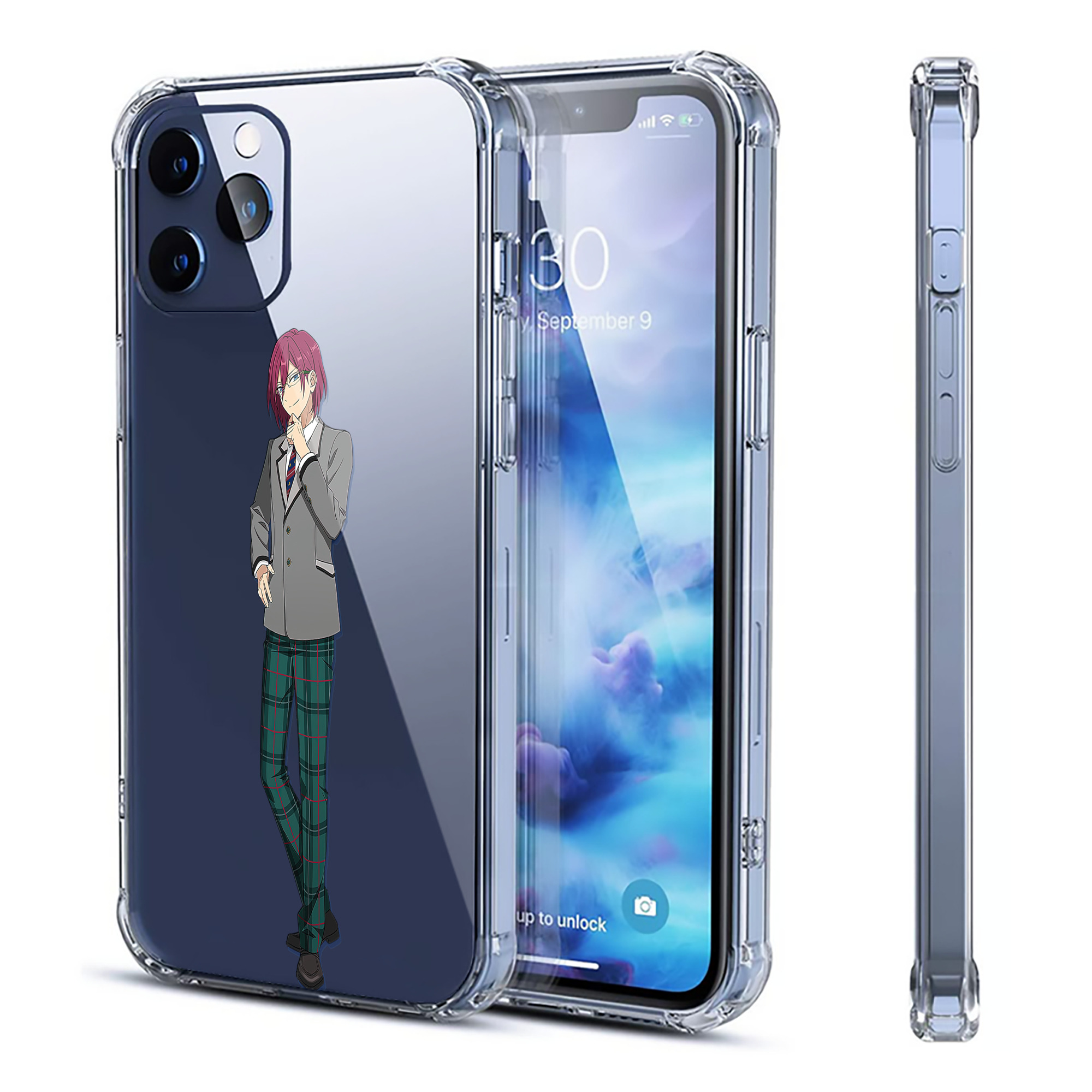（画像用） あんさんぶるスターズ! Ensemble Stars 【iPhone 12シリーズ対応】透明スマホケース（クリアソフトケース）